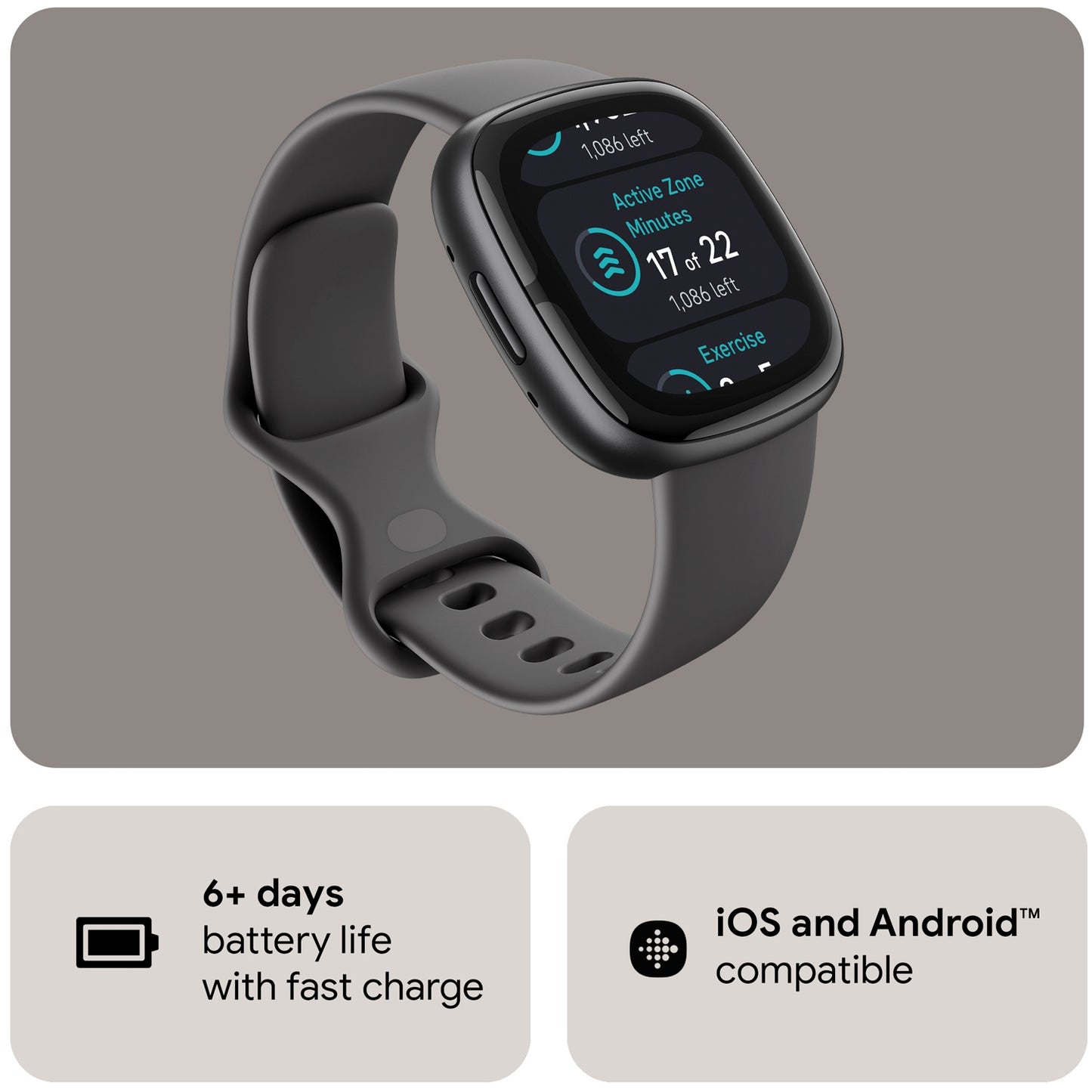 Sense 2, Shadow Grey/Graphite