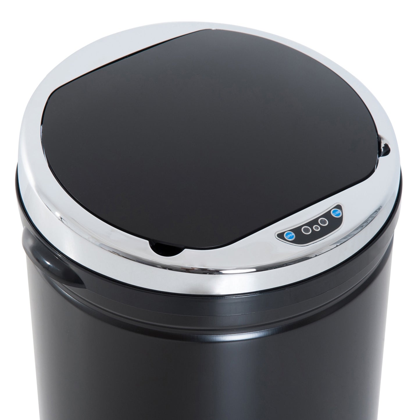 Electric sensor waste bin 42L – Matt black steel
