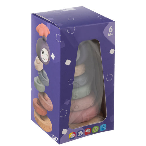 Sensory Blocks for Babies, Soft Rubber, 8 Pieces