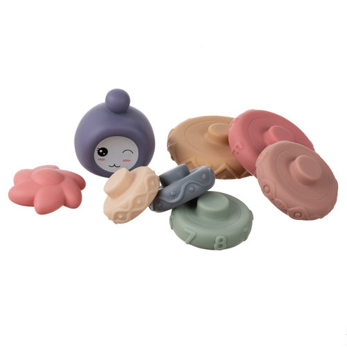Sensory Blocks for Babies, Soft Rubber, 8 Pieces