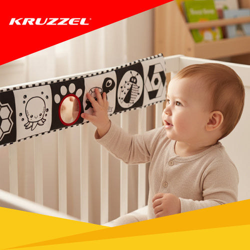 Sensory Book for Babies, Soft Cloth, 0+ Months