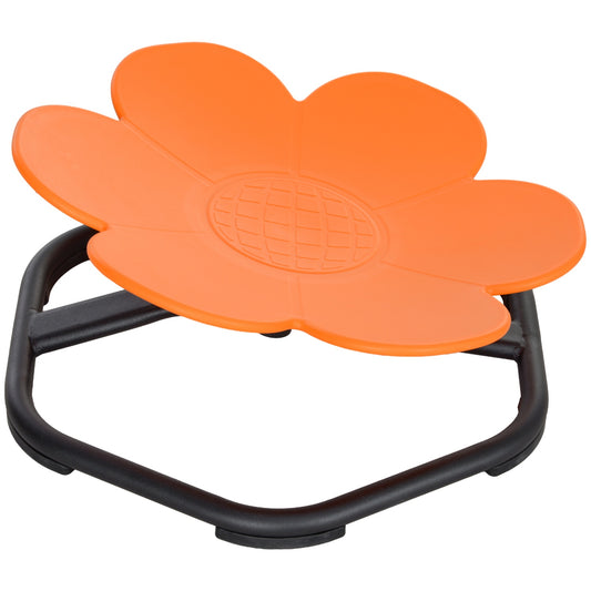 Sensory Kids Chair, Rotating Balance Seat, Plastic, Orange
