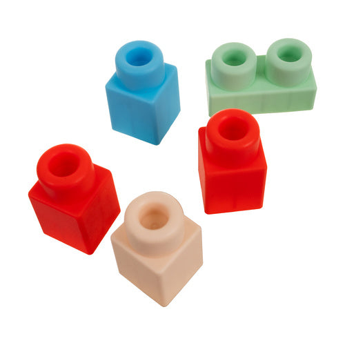 Sensory Rubber Blocks for Kids, 30-Piece Set