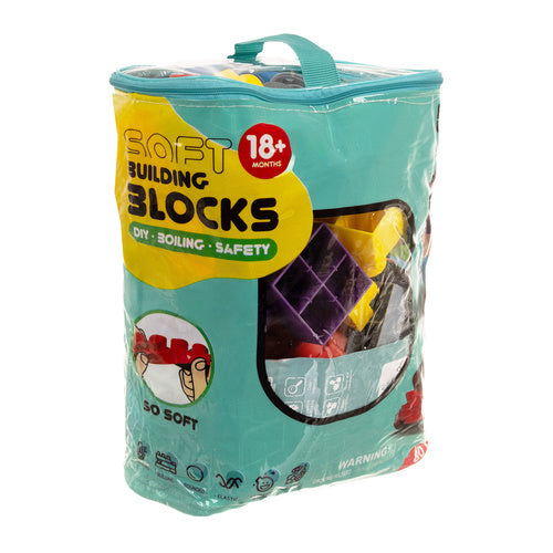Sensory Rubber Blocks for Kids, 80-Piece Set