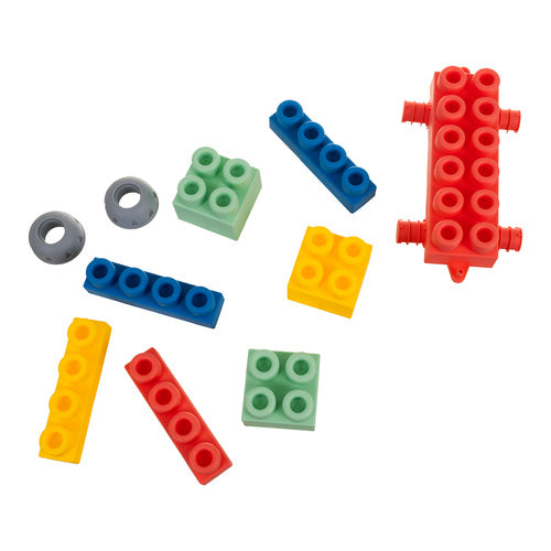 Sensory Rubber Blocks for Kids, 80-Piece Set