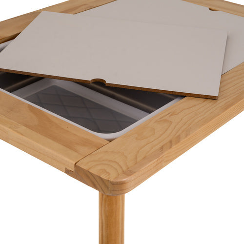 Sensory Table with Chair, Beech Wood, Double-Sided