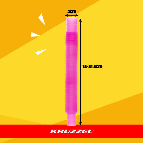 Sensory Tubes Set, 10 Pcs, Flexible & Colorful, Anti-Stress