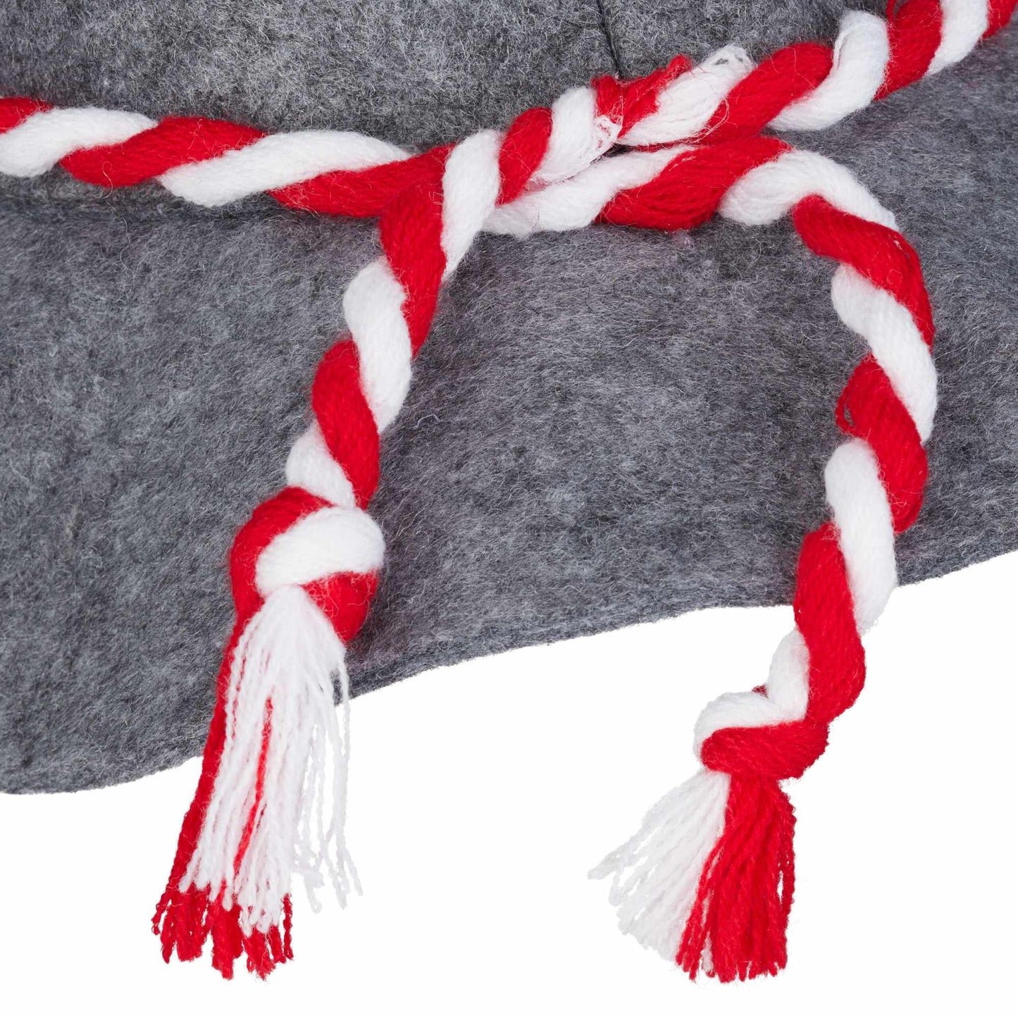 Seppel hat with red and white cord set of 9