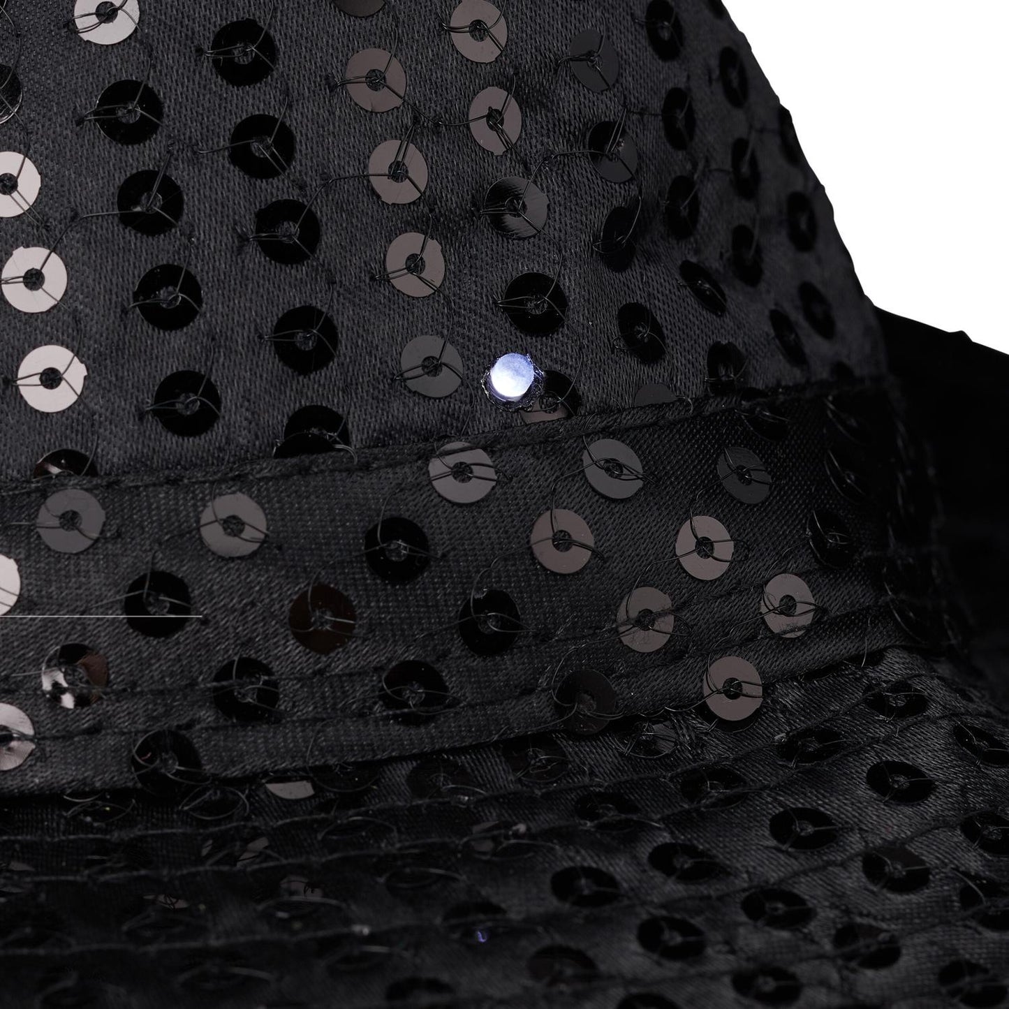 Sequin hats LED set of 2