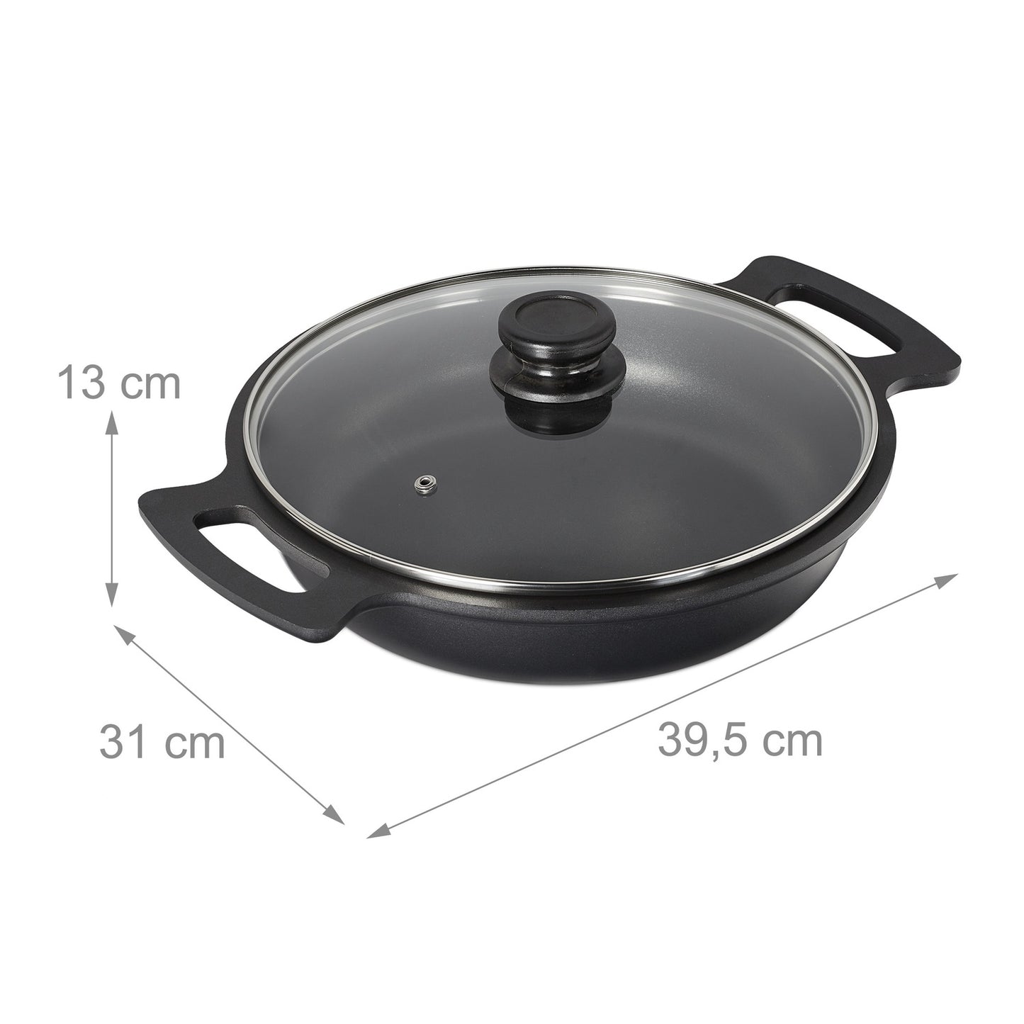 Serving pan with lid