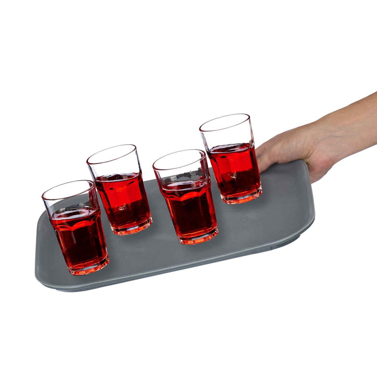 Serving tray 3-pack in grey