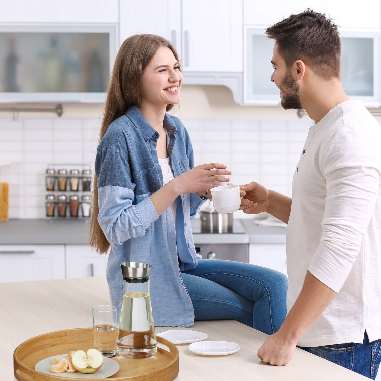 Serving tray Bamboo Round