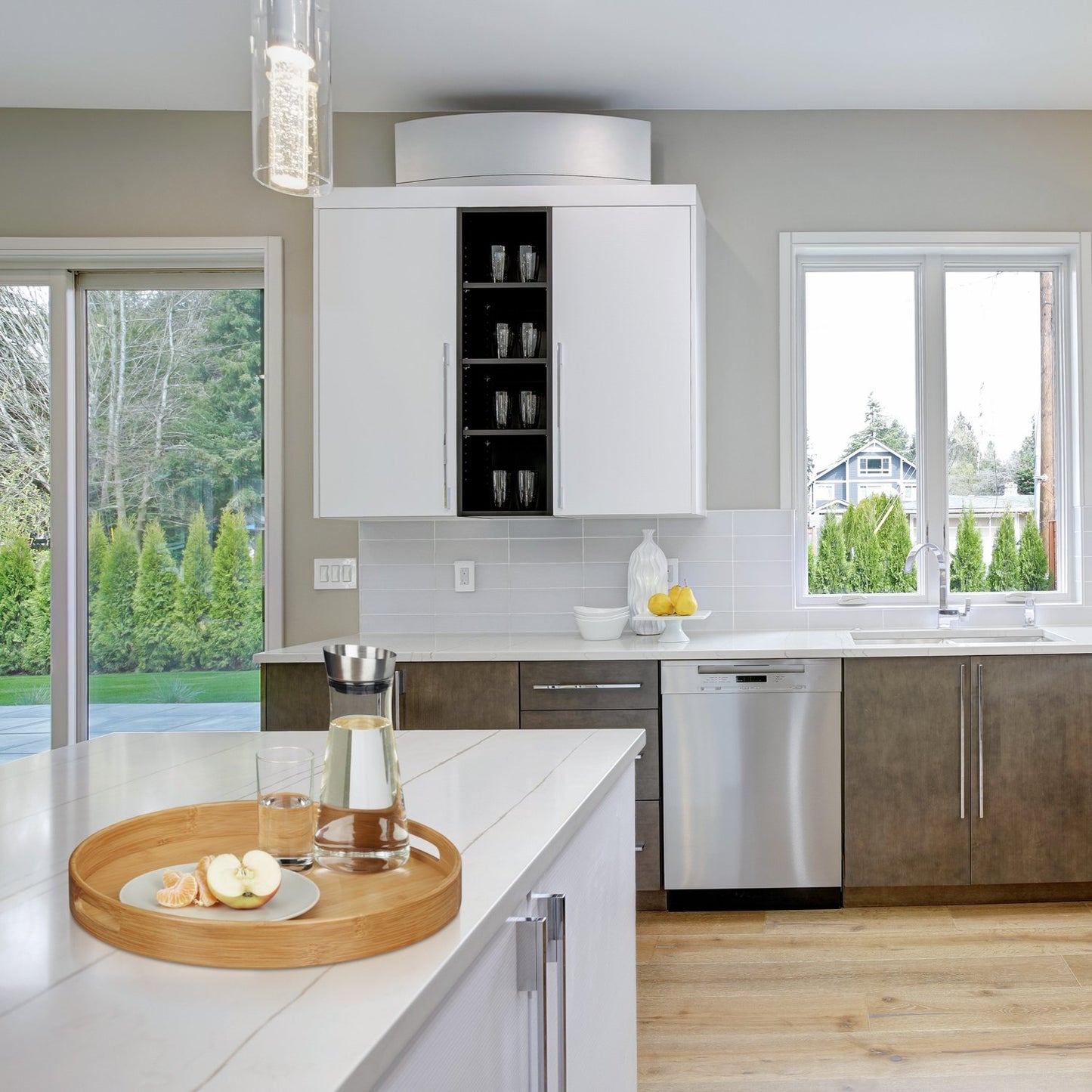 Serving tray Bamboo Round