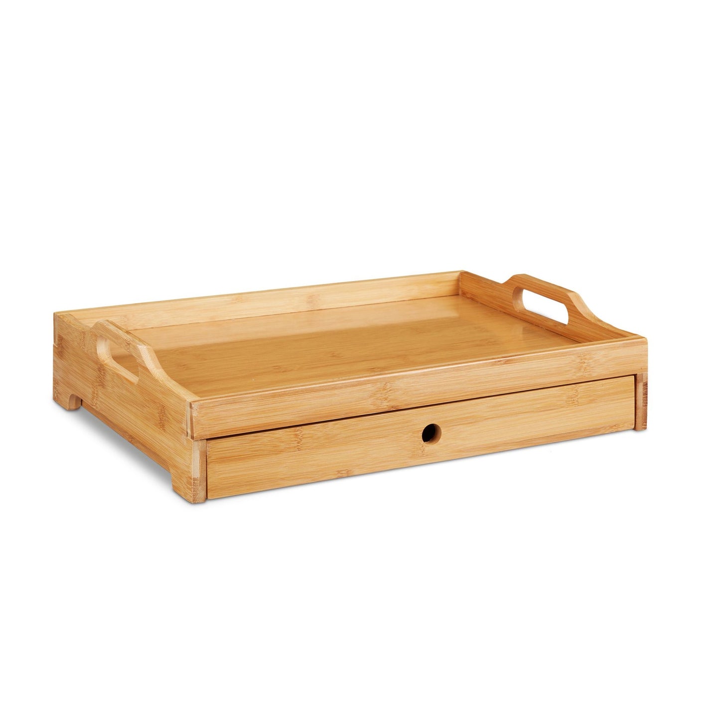 Serving tray in bamboo with box