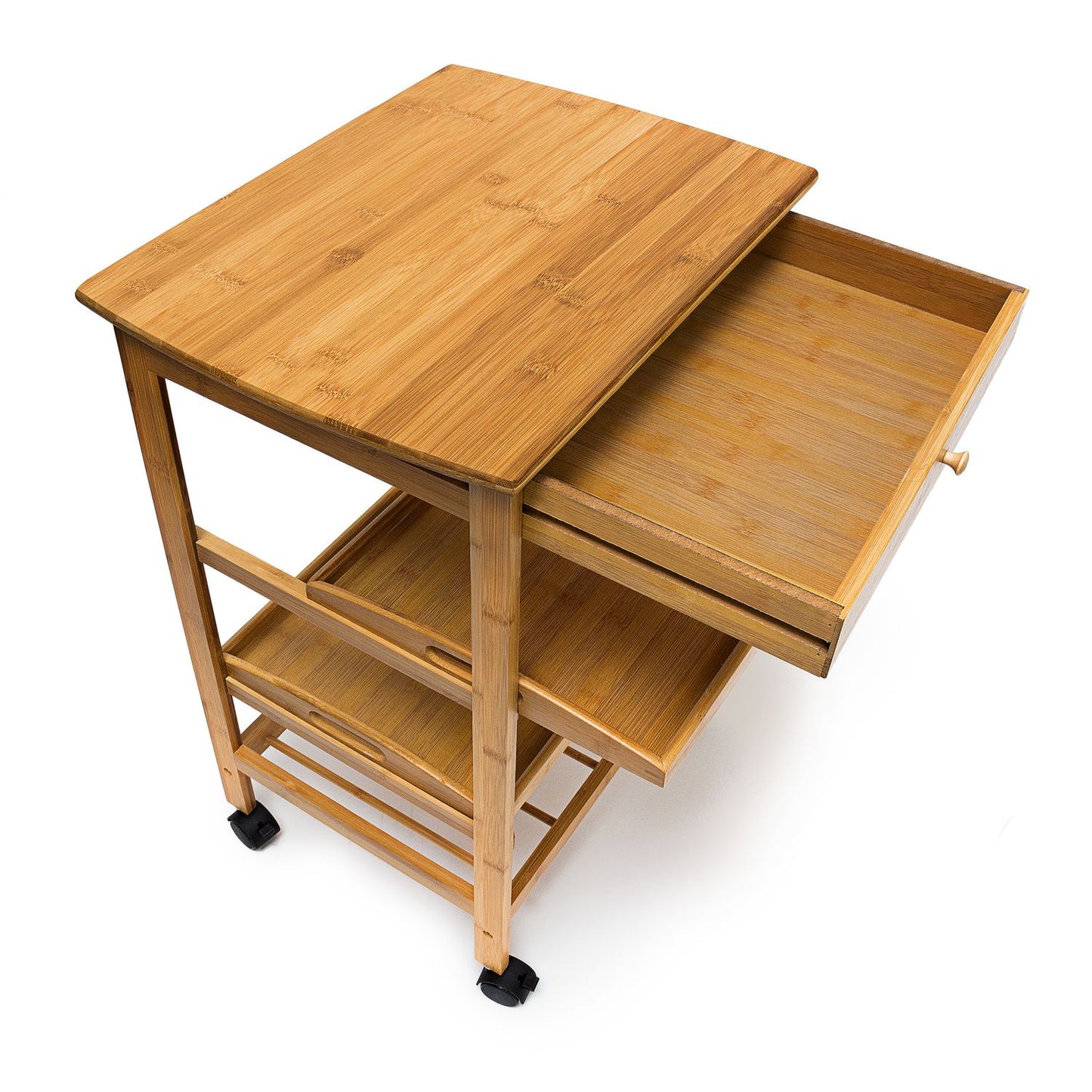 Serving trolley with wine rack JAMES L