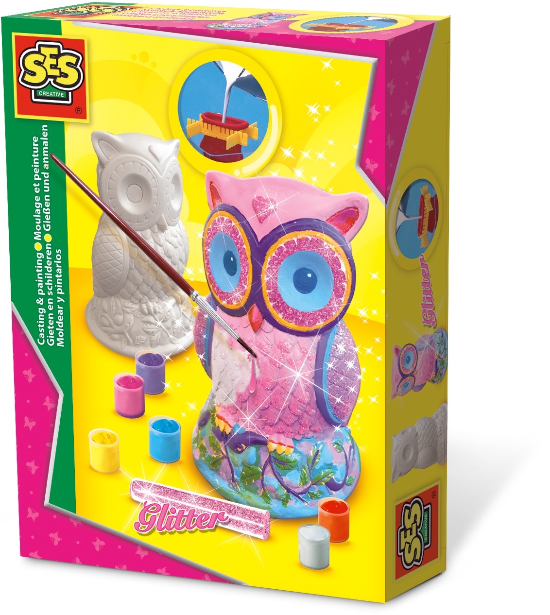 Ses Casting And Painting Set "Owl"