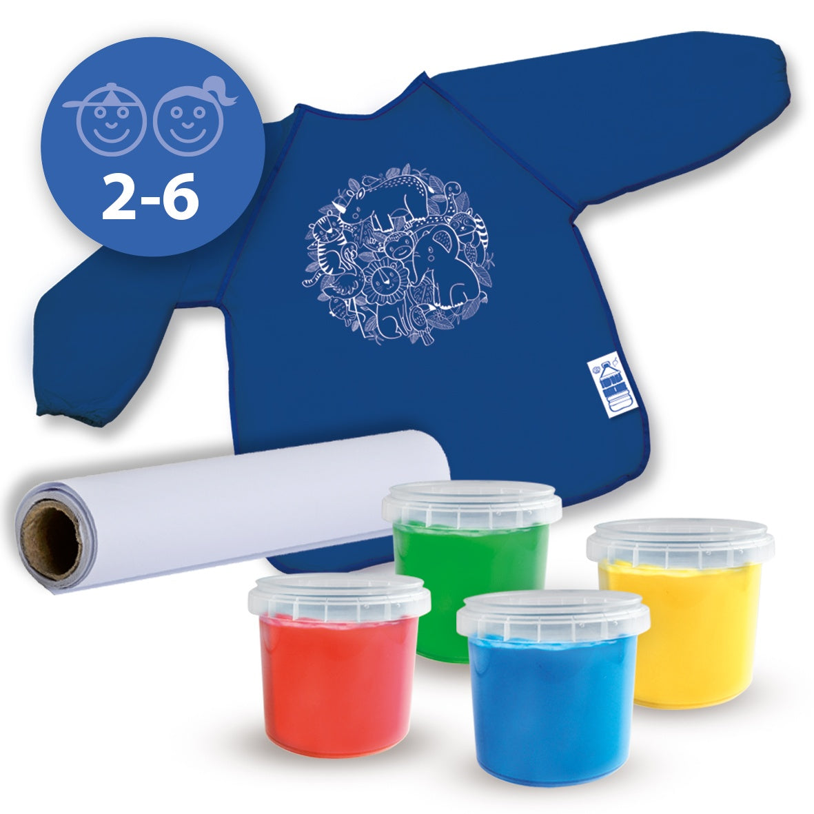 Ses Eco Fingerpaint Set With Apron
