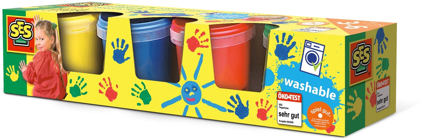 Ses Finger Paint, 4 Colours