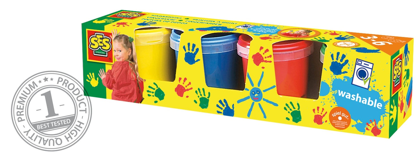 Ses Finger Paint, 4 Colours