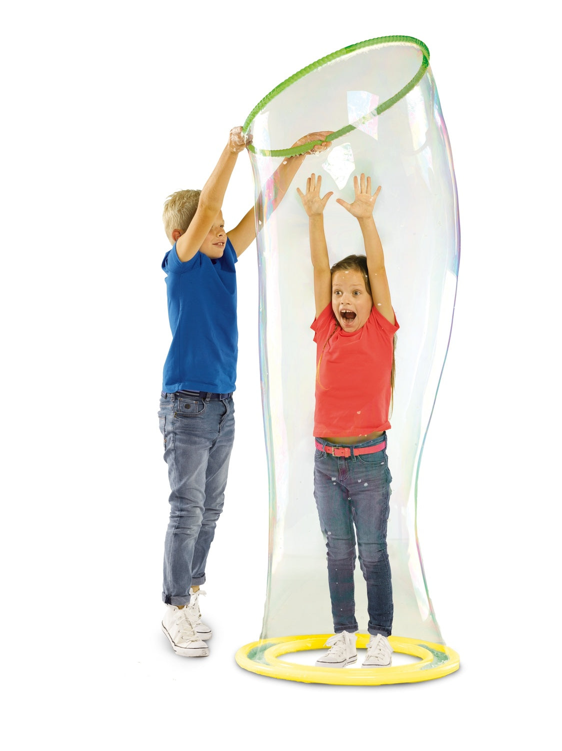 Ses Standing In A Mega Bubble