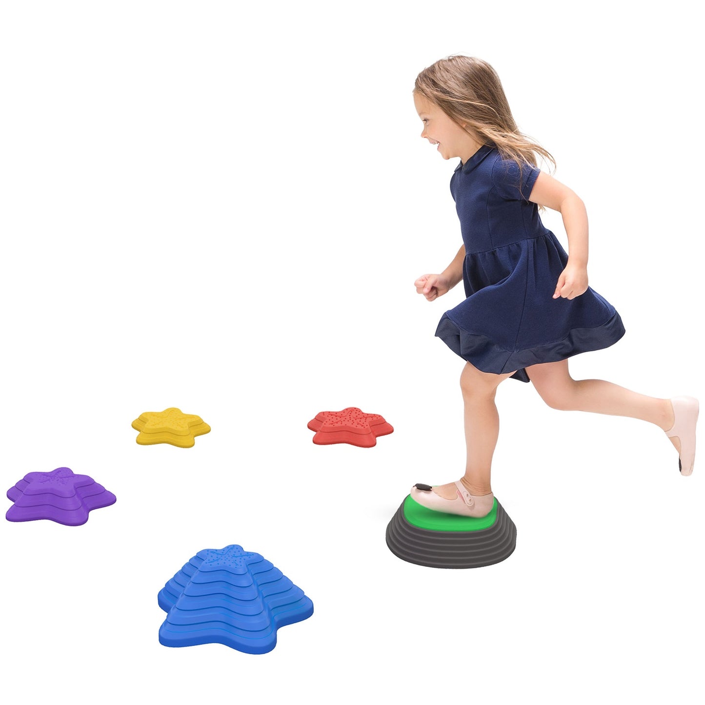 Non-slip stacking stones, balancing game for 80 kg use