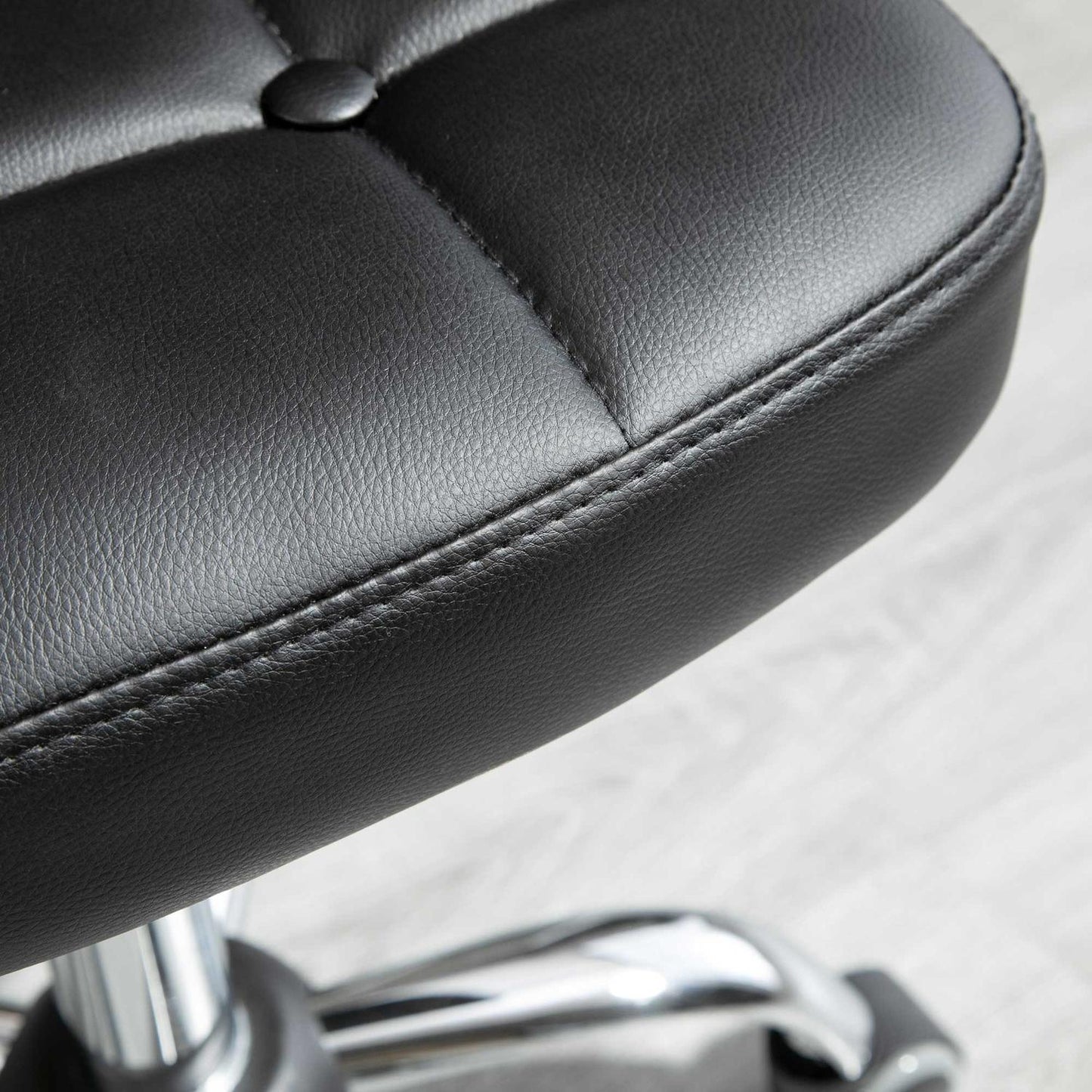 Set of 2 dark gray swivel wheelchairs, adjustable height