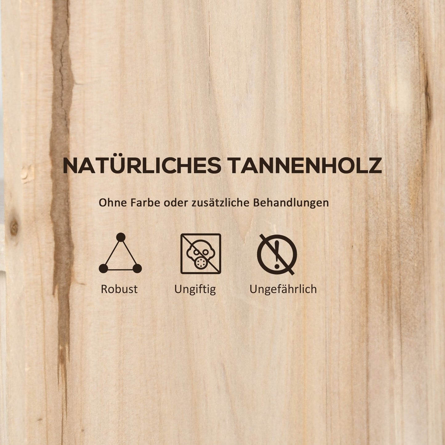 Wooden birdhouse set - Natural nesting boxes for small birds