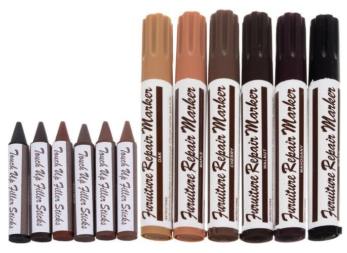 Set for repairing furniture / panels - markers 6 pcs.