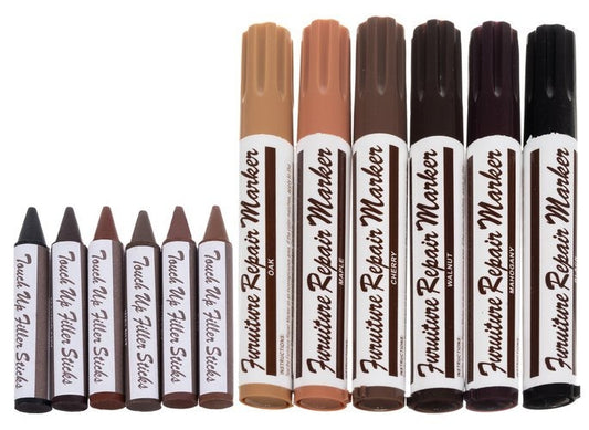 Set for repairing furniture / panels - markers 6 pcs.
