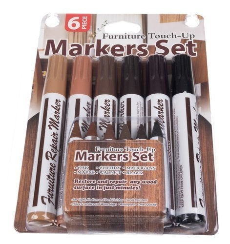 Set for repairing furniture / panels - markers 6 pcs.
