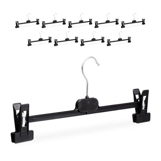 Set of 10 Plastic Pants Holders