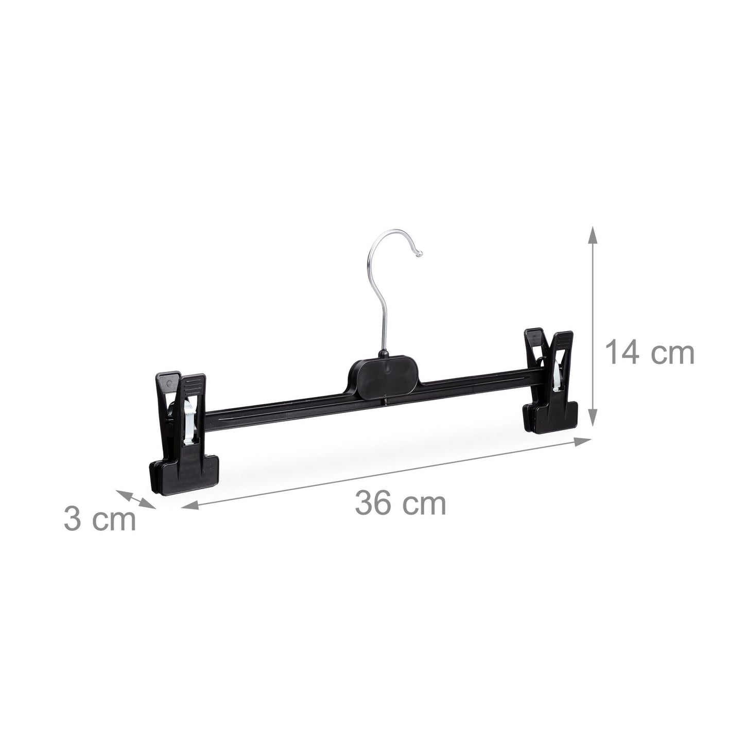 Set of 10 Plastic Pants Holders