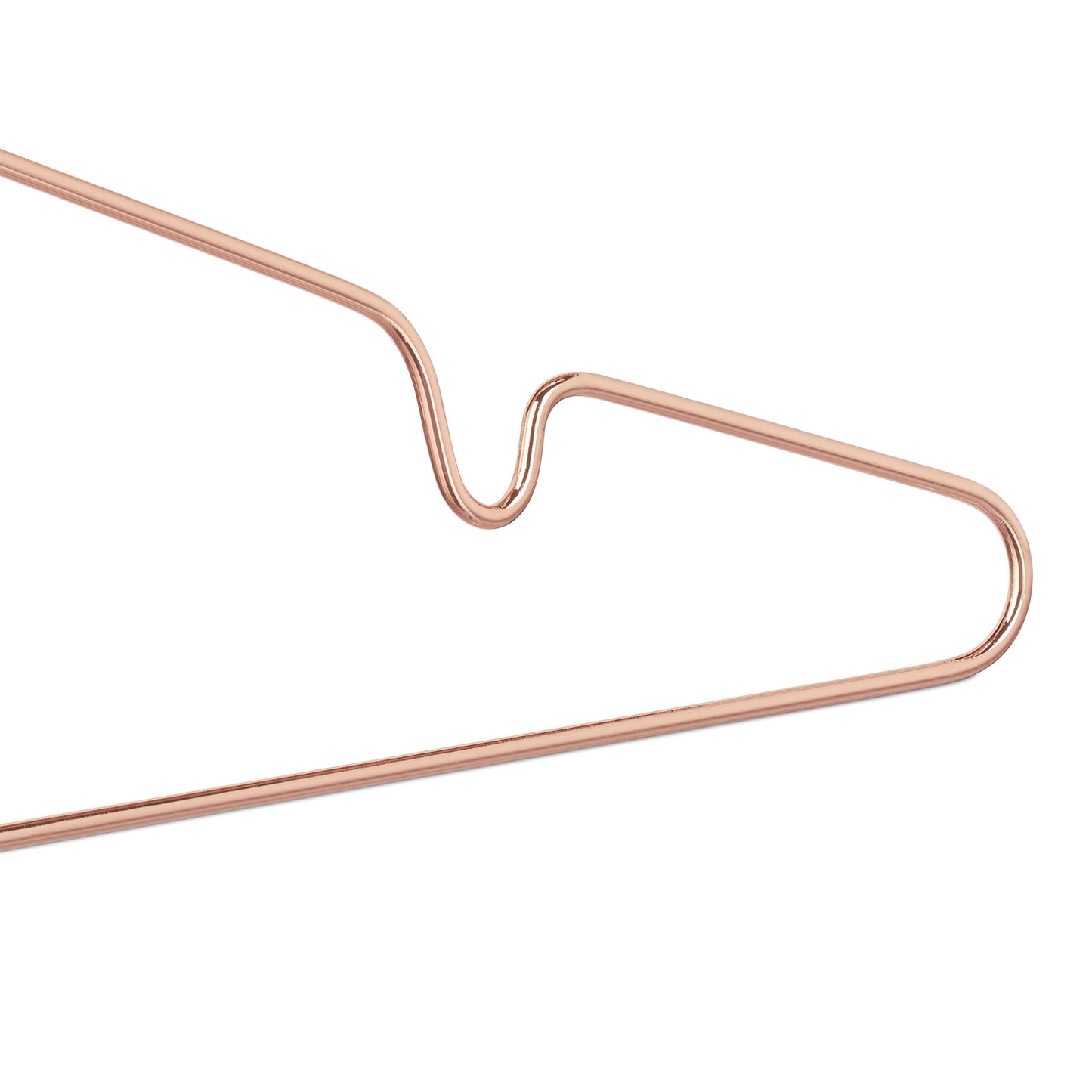 Set of 10 Rosé-Golden Coat Hangers