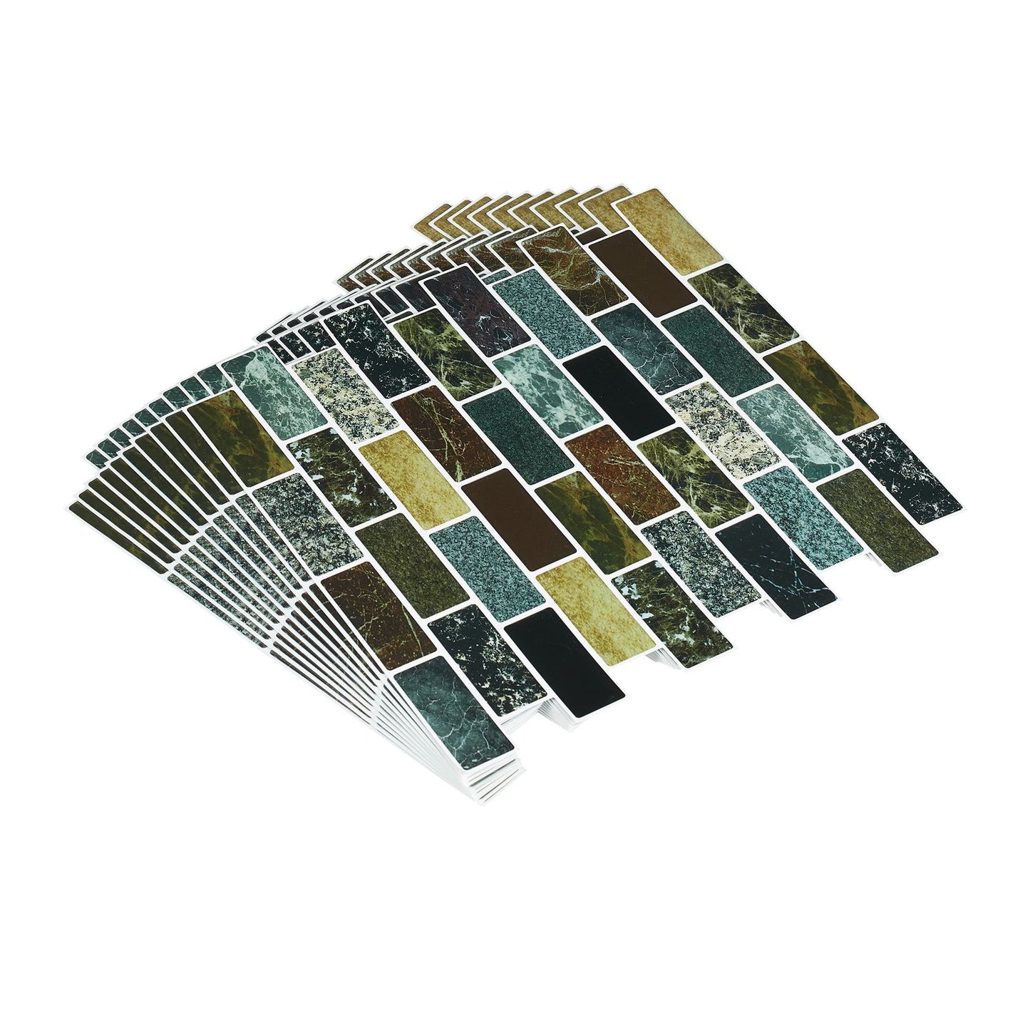 Set of 10 Tile Stone Wall Stickers