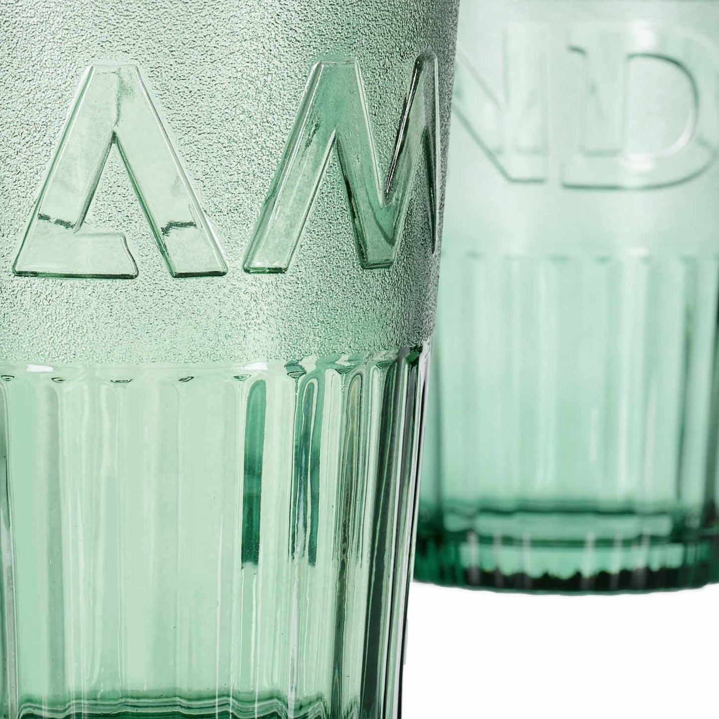 Set of 10 drinking glasses with handles