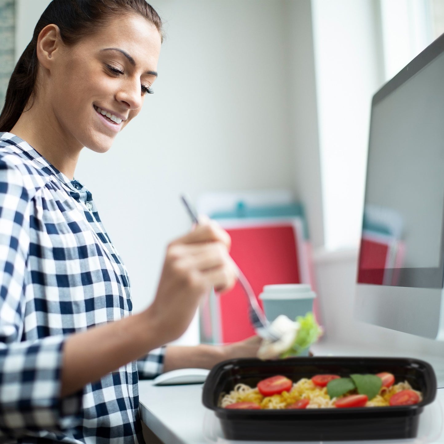 Set of 10 meal prep boxes, 1 compartment
