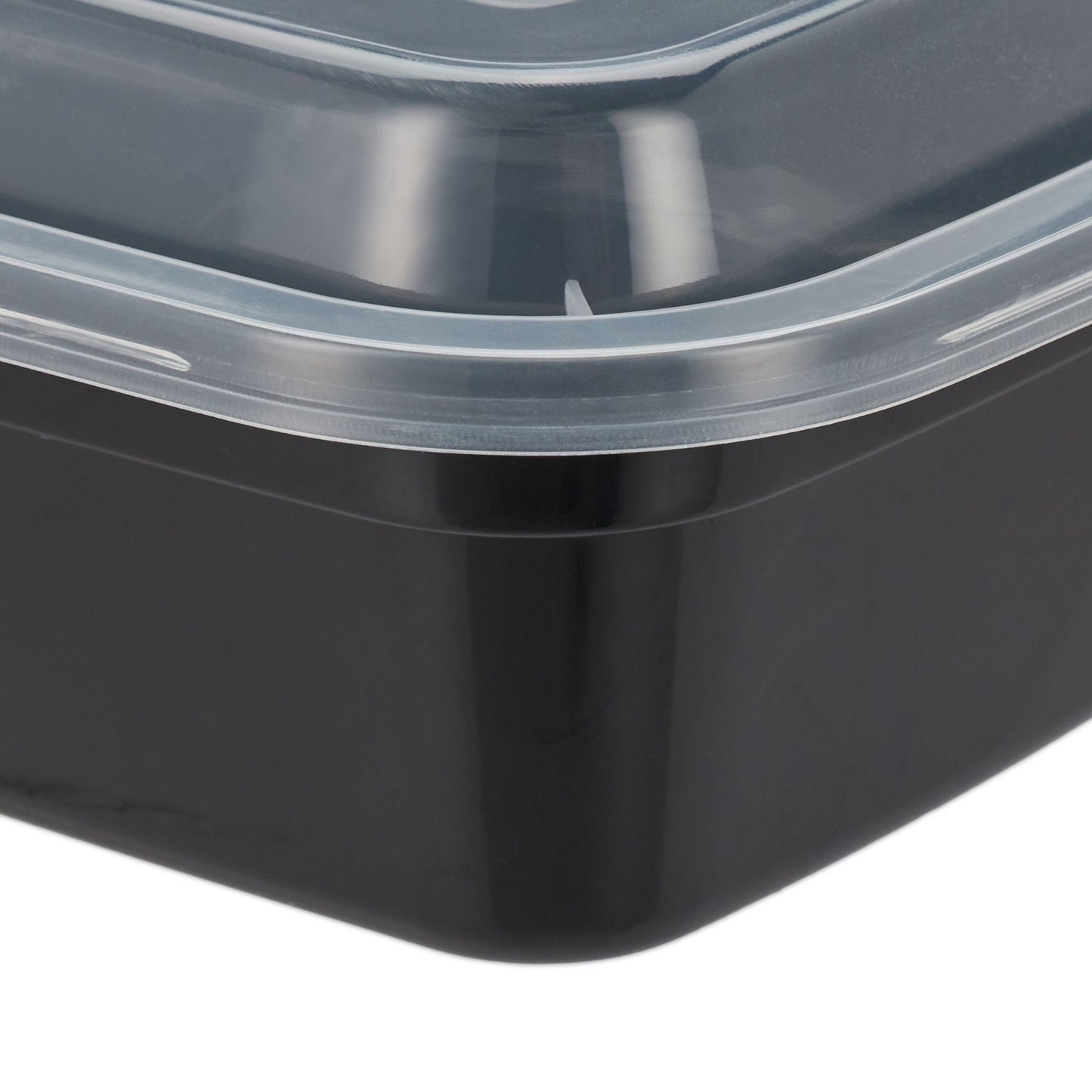 Set of 10 mealprep boxes, 2 compartments
