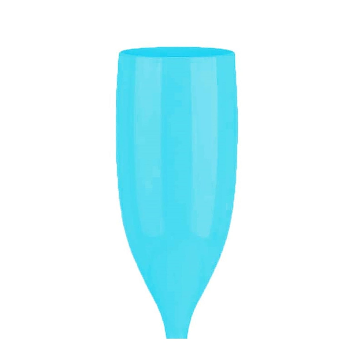 Set of 12 Shatterproof Plastic Champagne Flutes