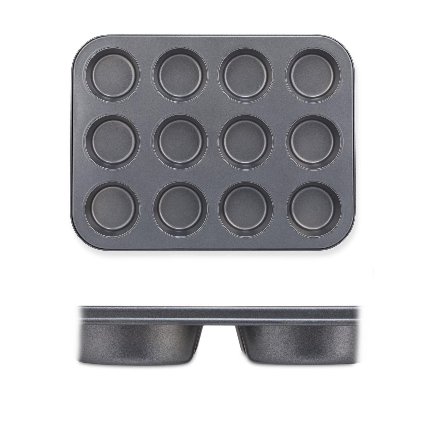 Set of 12 muffin tins in a set of 2