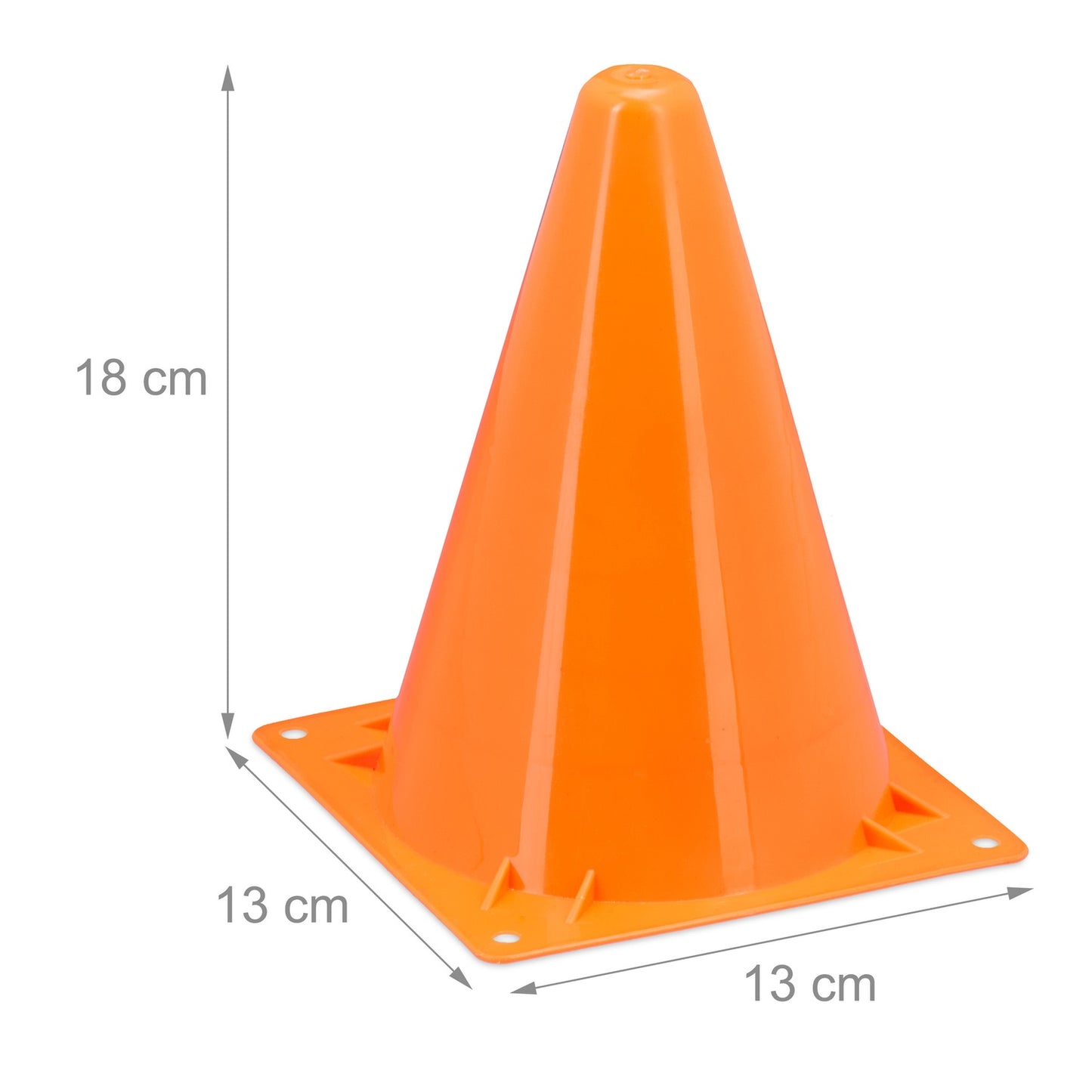 Set of 20 Orange Sports Cones