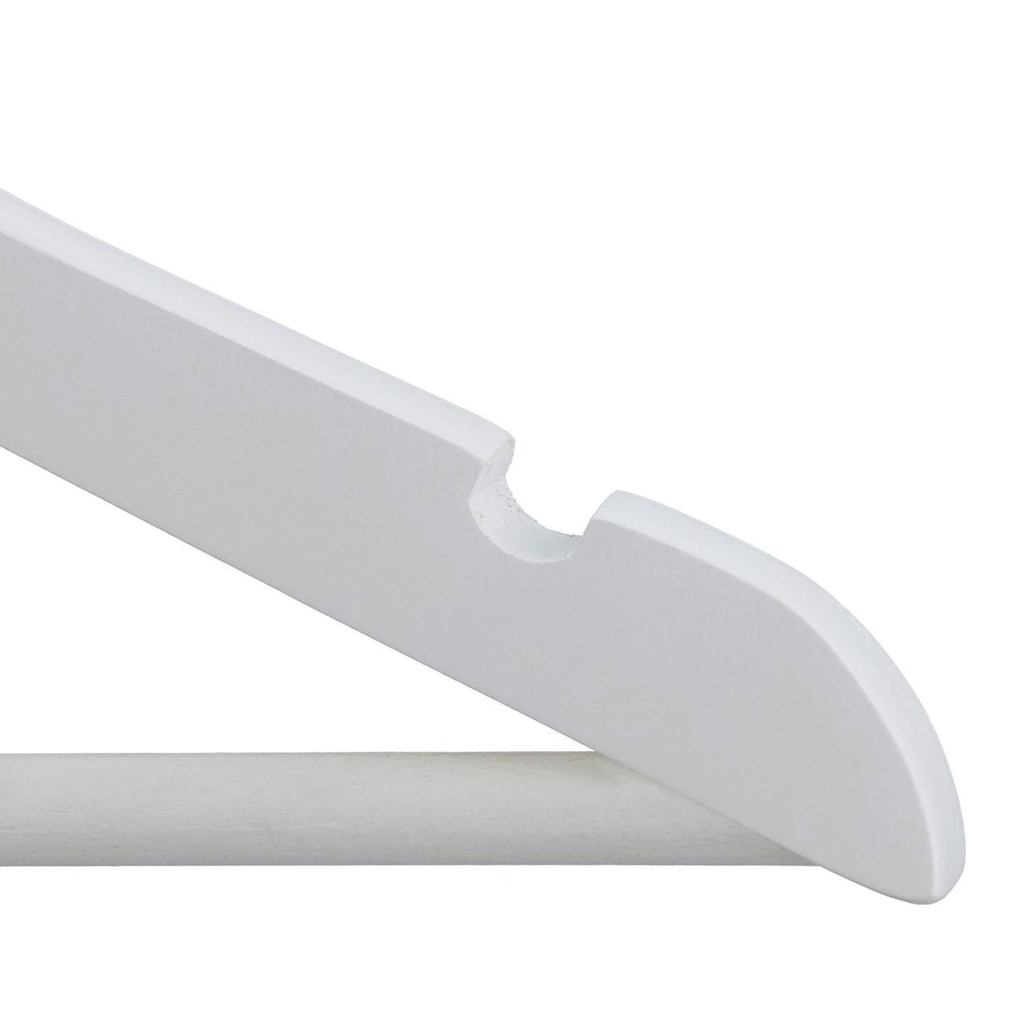 Set of 20 wooden clothes hangers for children