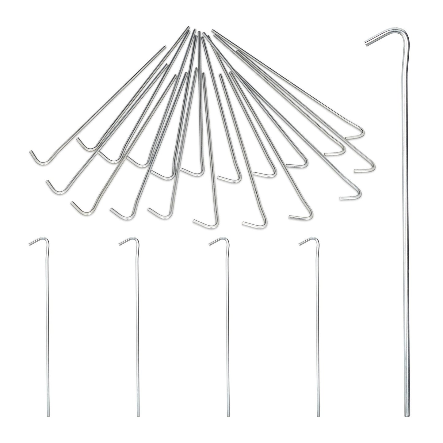 Set of 25 tent pegs