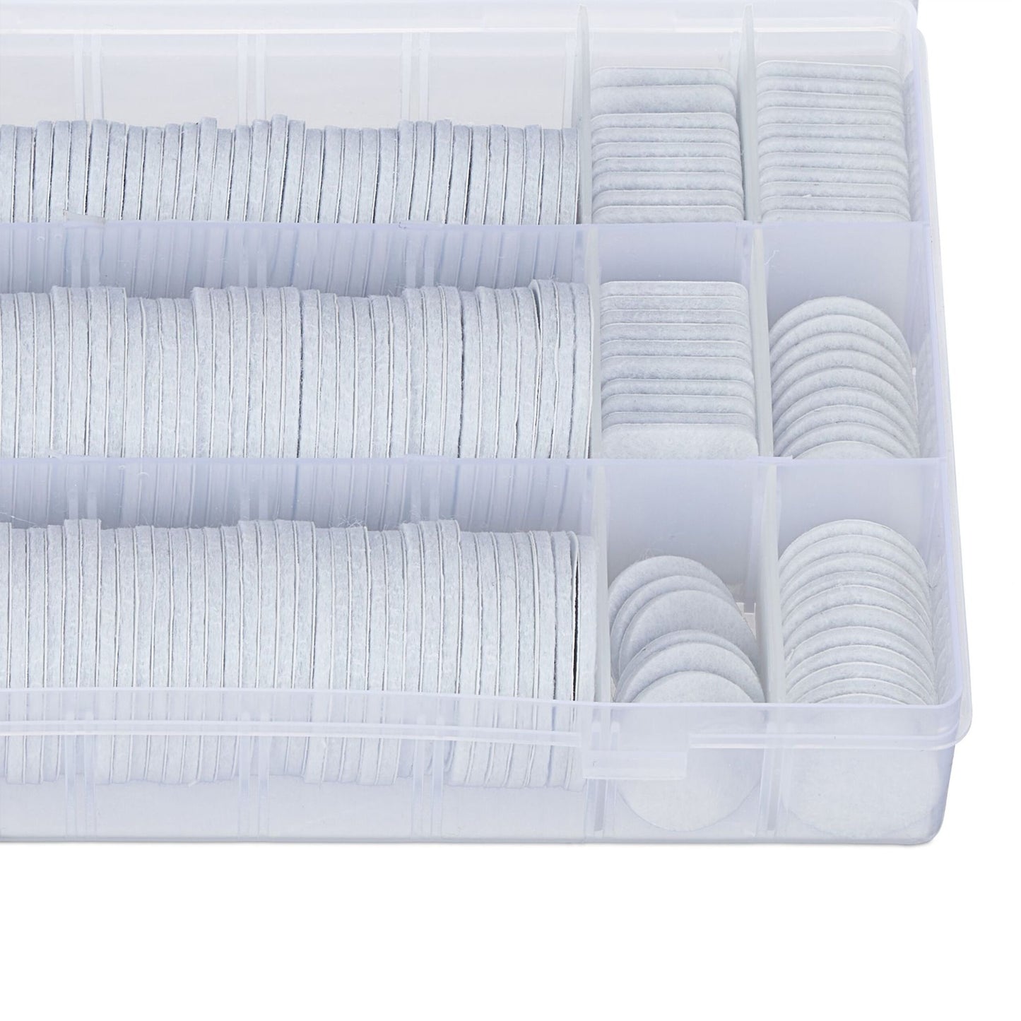 Set of 272 self-adhesive felt sliders