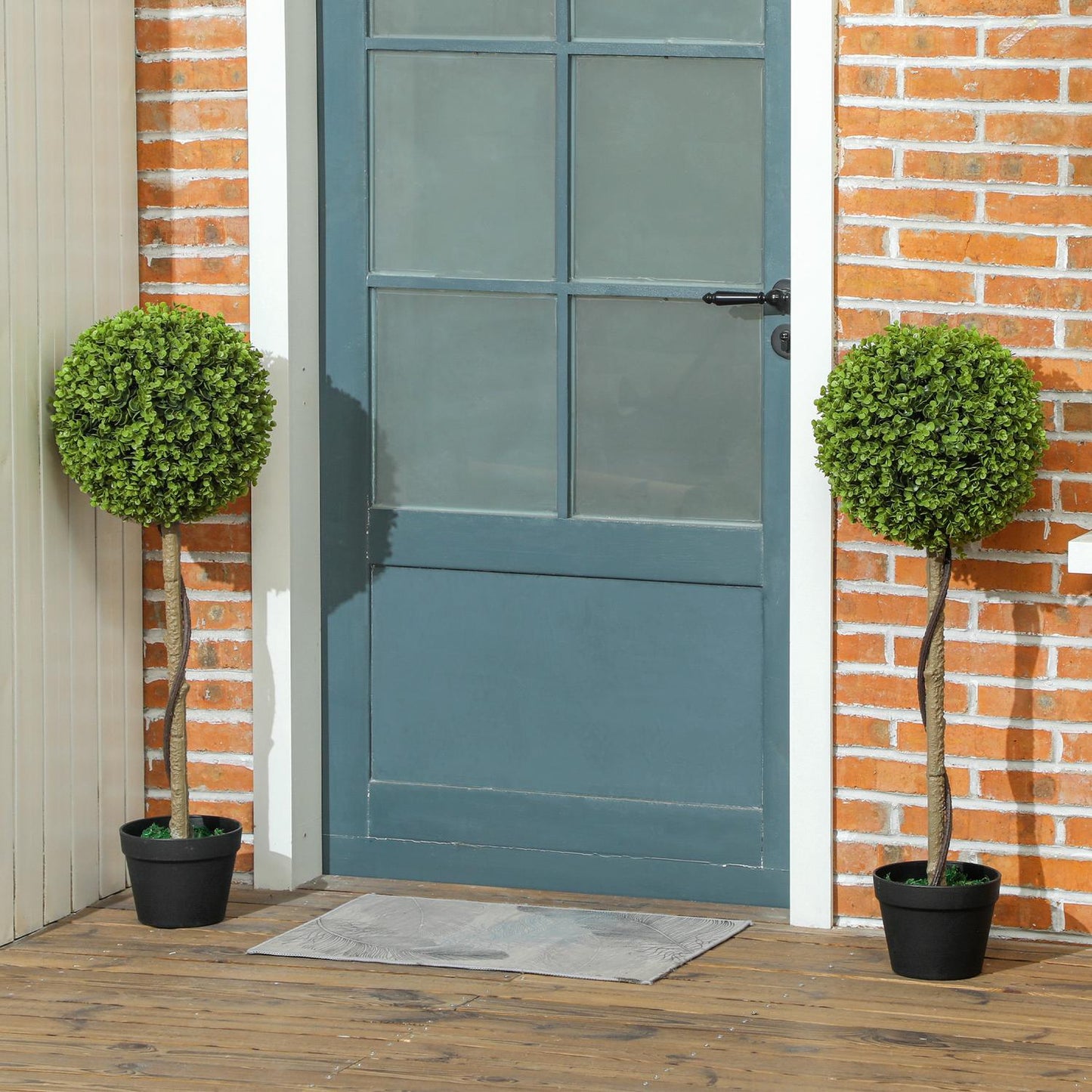 Artificial Eucalyptus Plants - 90cm tall, set of 2, decorative