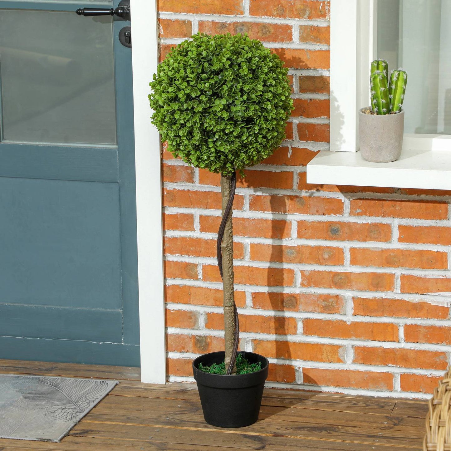 Artificial Eucalyptus Plants - 90cm tall, set of 2, decorative