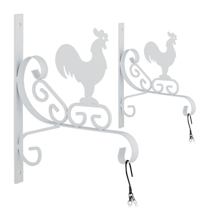 Set of 2 Hanging Basket Brackets