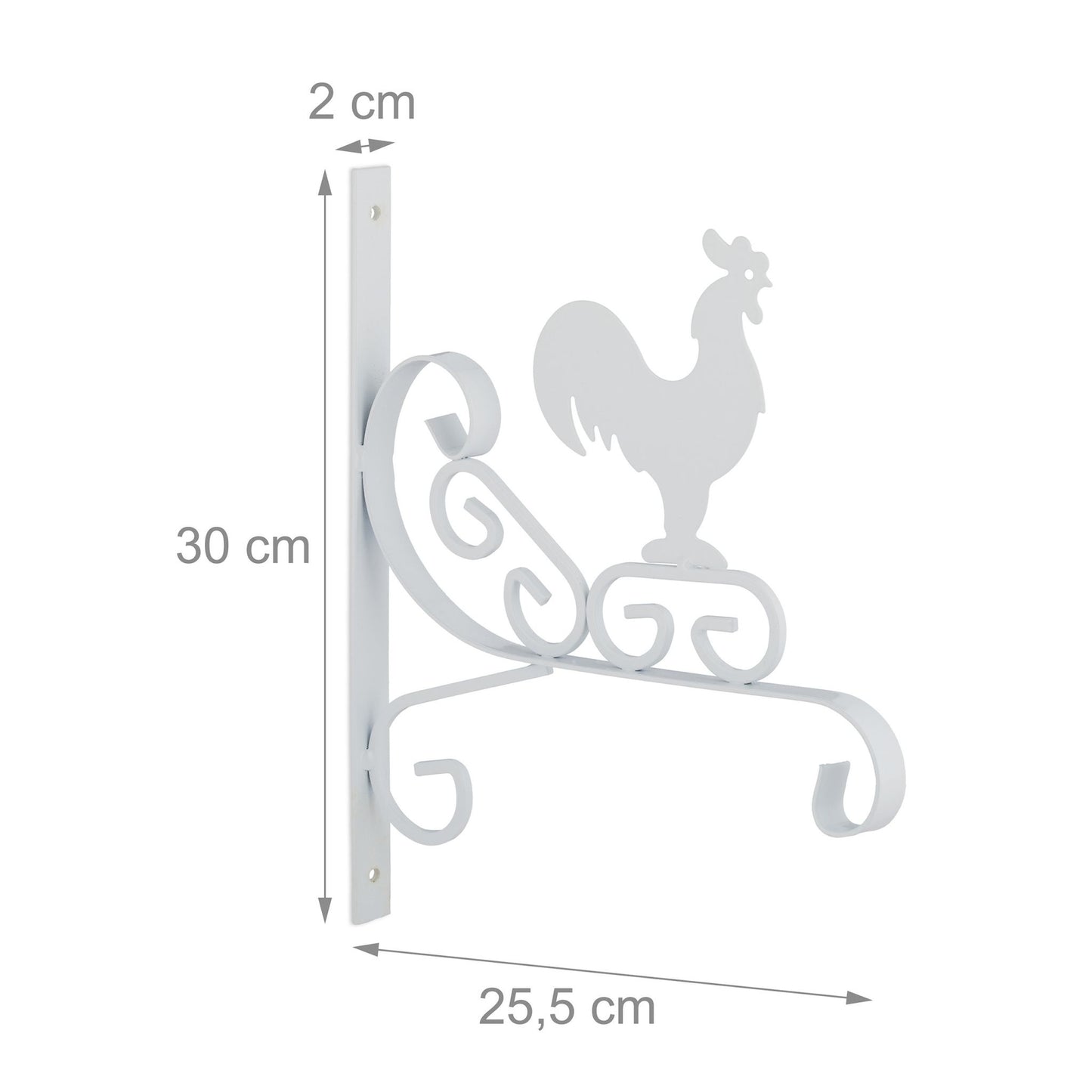 Set of 2 Hanging Basket Brackets