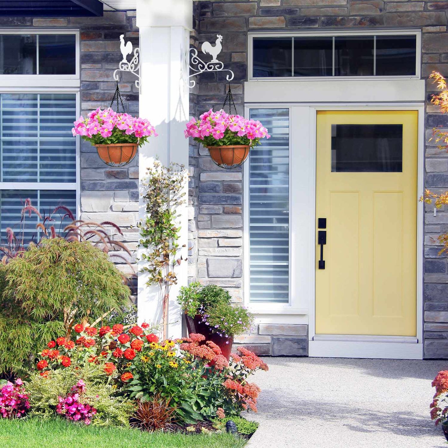 Set of 2 Hanging Basket Brackets