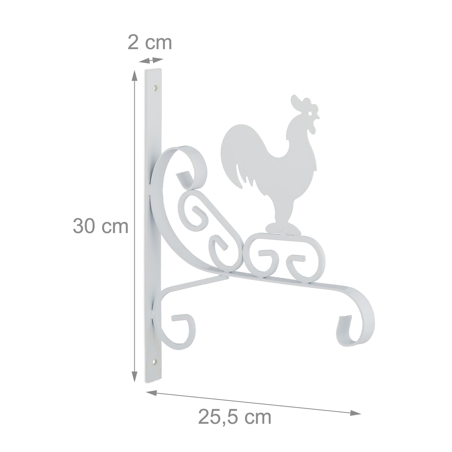 Set of 2 Hanging Basket Brackets