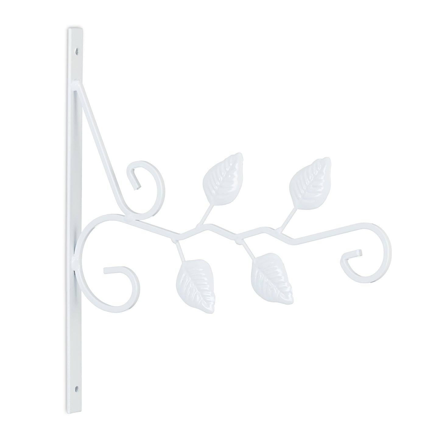 Set of 2 Hanging Basket Brackets Leaves